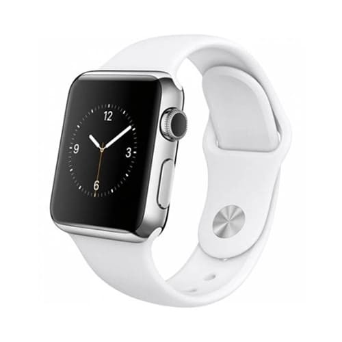 Apple Watch with White Sport Band